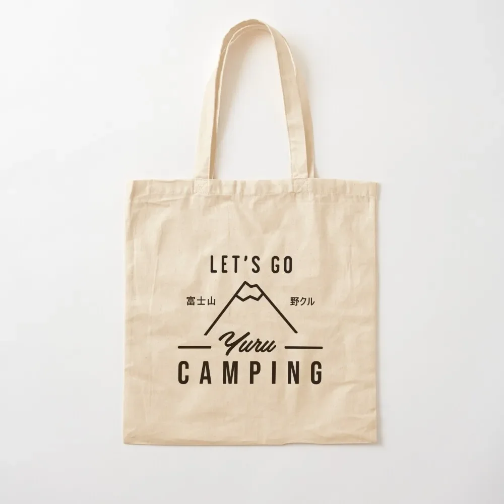 

Let's Go Yuru Camping Tote Bag Cloth bags personalized tote bag large size bags custom canvas bag