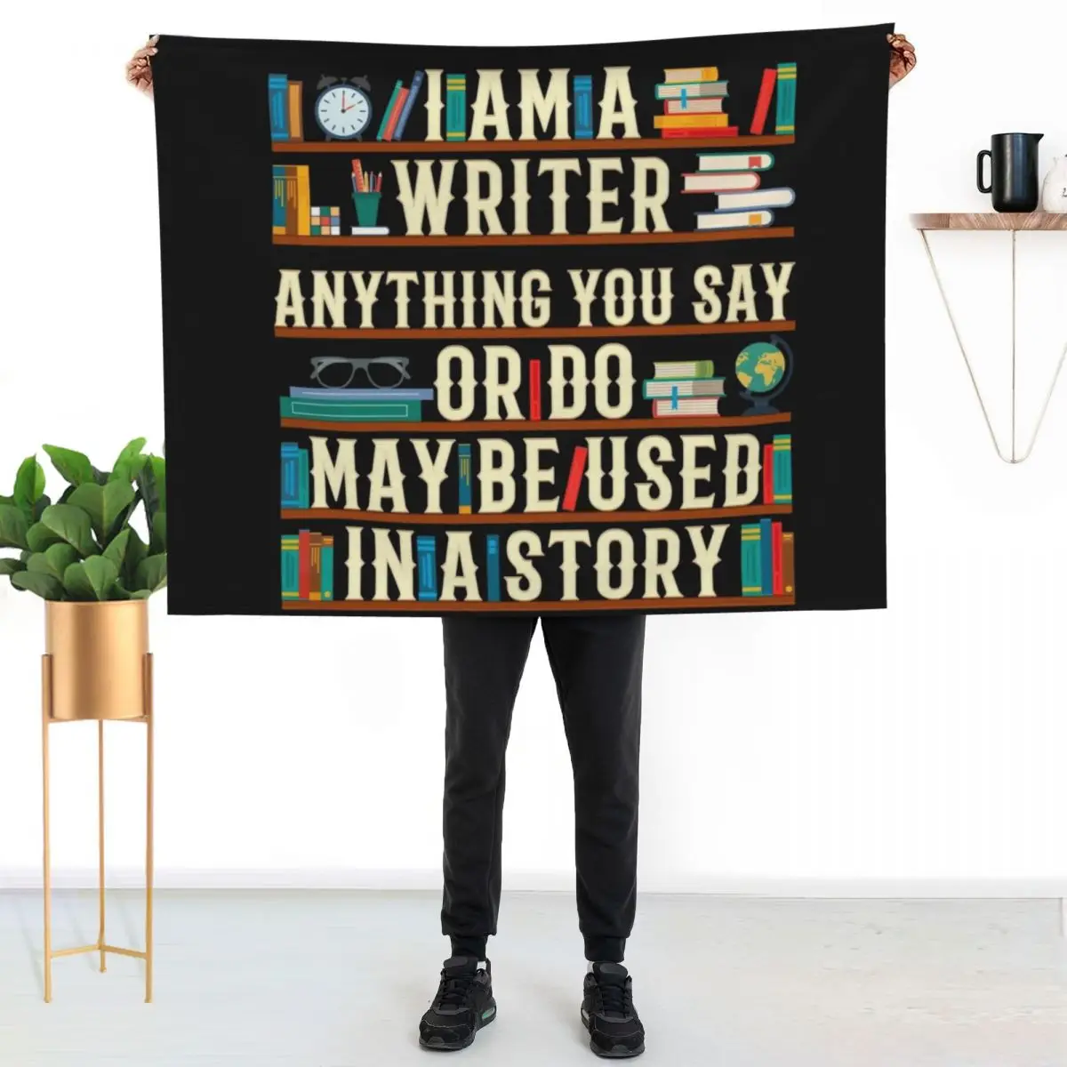 I'm A Writer Throw Blanket Sofa Throw Sleeping Bag Luxury Designer Stuffeds Thermal Bed Fashionable Blankets