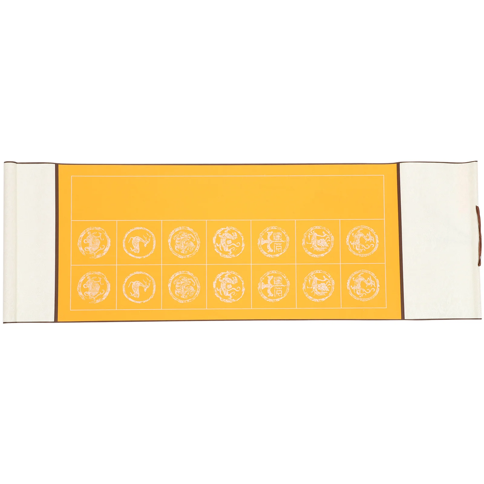 Rice Paper Scroll Four Feet Long Blank Hanging Calligraphy Painting Storage Box Lightweight Durable Premium Material Wall Art