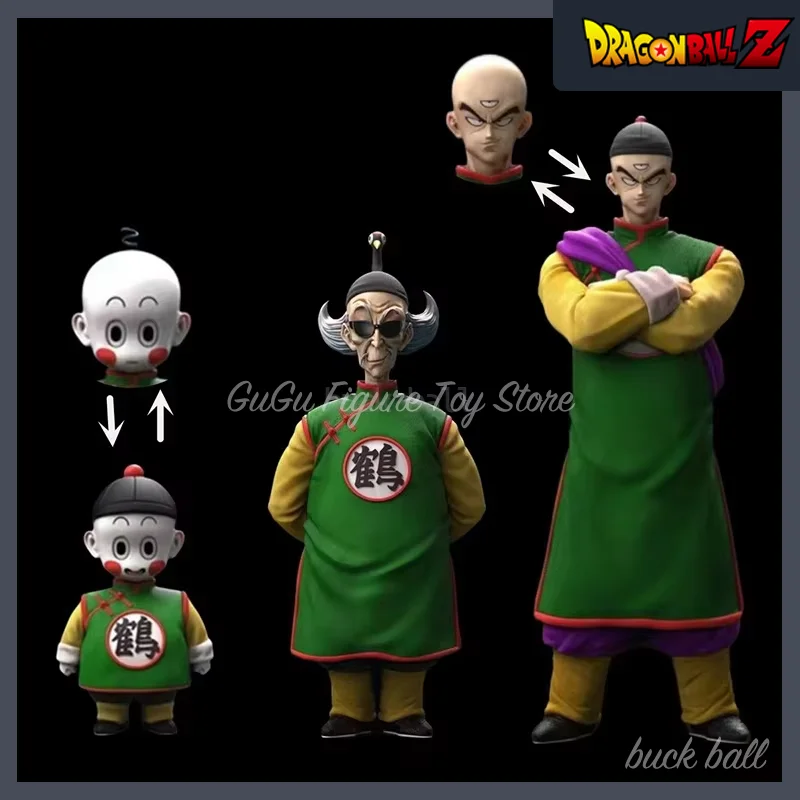 Anime Dragon Ball Anime rysunek żuraw pustelnik Chaoz Tien Shinhan figurki statua figurka Model kolekcja lalek ozdoba zabawki prezenty