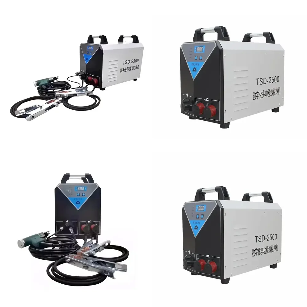 【2026 High Quality】 Wholesale Temujin TSD 2500 220V 1500W Portable Capacitor Discharge Stud Bolts Welder M10 M8 Shear CD Stud