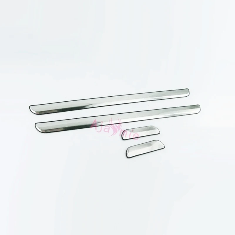 

Для Nissan Juke 2011-2013 2014-2016 2017 пороги из нержавеющей стали, наклейка на рамку, детектор бампера, хромированные аксессуары для стайлинга автомобилей