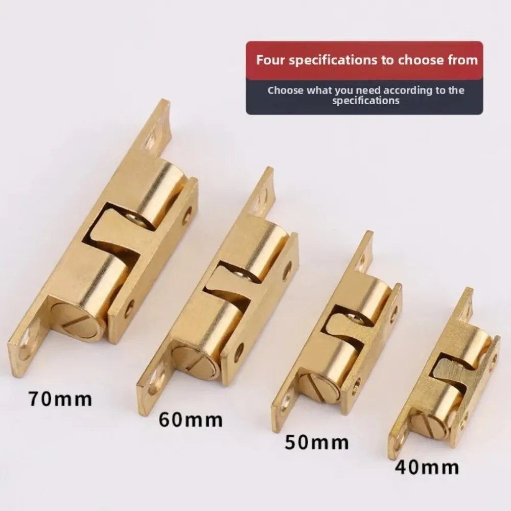 تصادم الباب النحاس النقي الاصطدام حبة قفل مشبك خزانة ملحقات الباب التبديل غير المغناطيسي إغلاق قفل مشبك