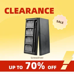 Clearance_25 In 1 Kit cacciavite Punte magnetiche Phillips Torx Hex Precision Mini cassetta degli attrezzi smontabile fai-da-te per Smart Home PC Ph