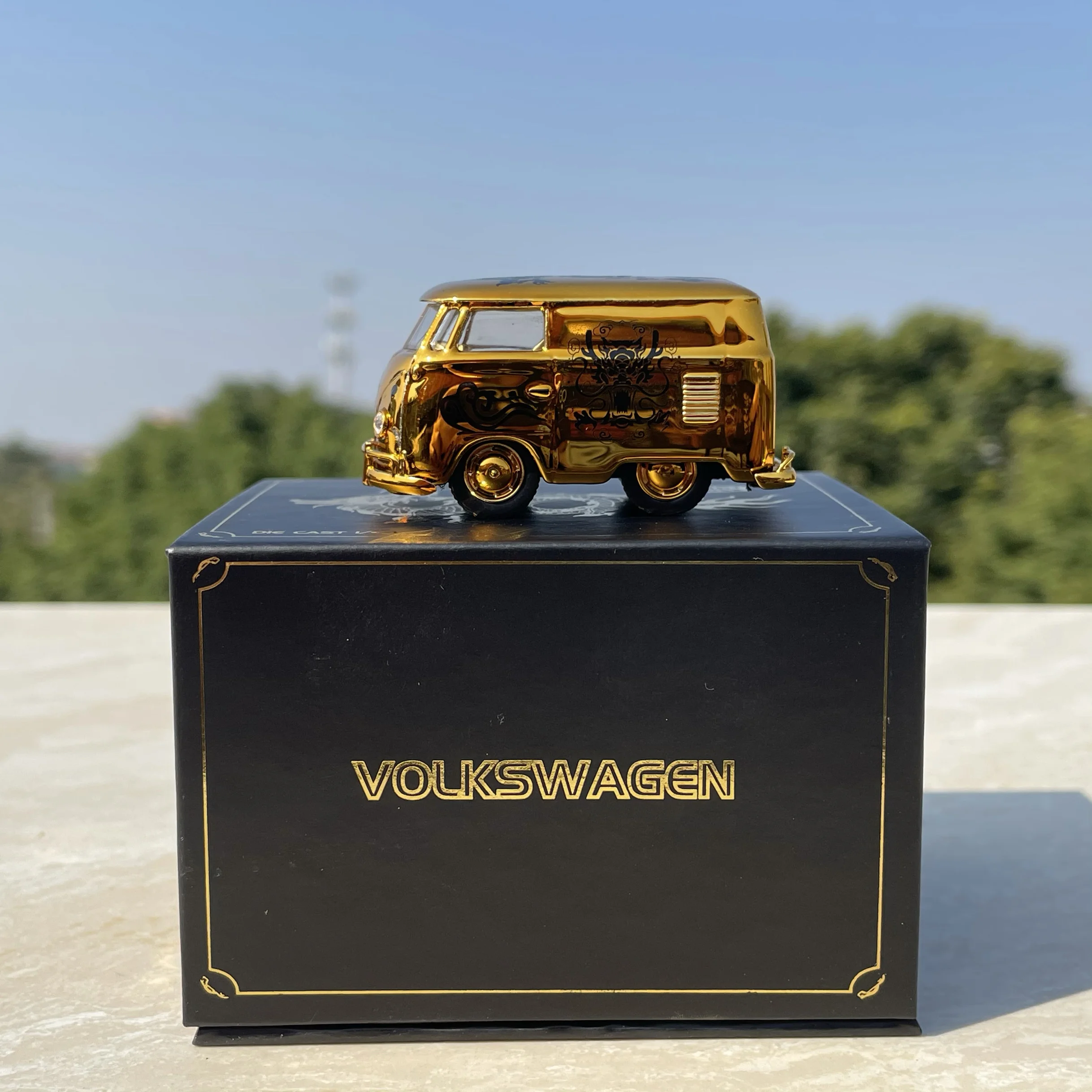 Diecast in scala 1:64 Volkswagen T1 furgone modello di auto in lega giocattolo da collezione regalo souvenir display ornamento