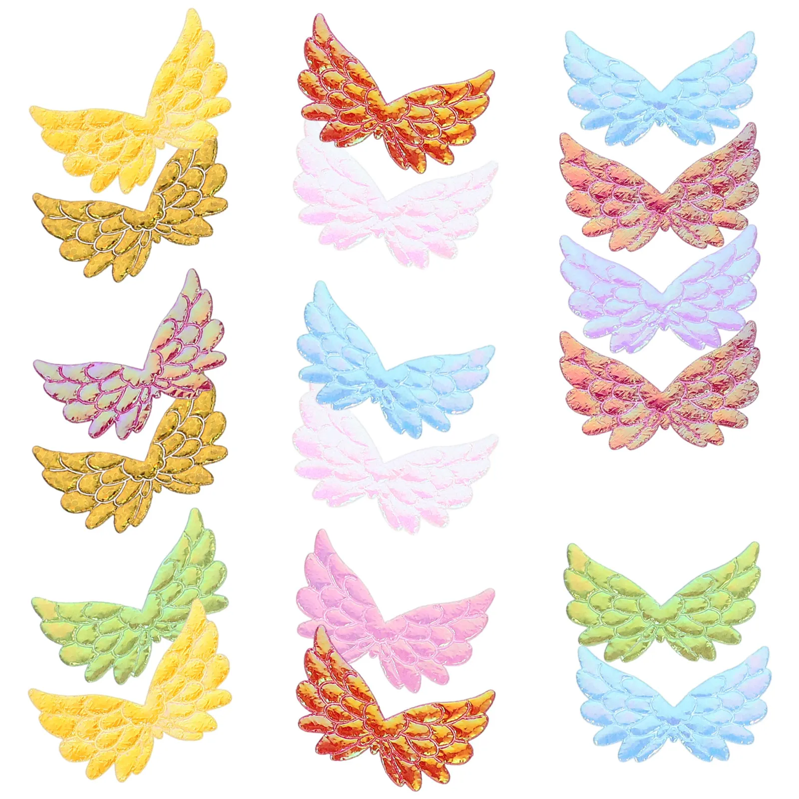 

100Pcs Angel Wing Hair Clip DIY Decorative Costume Sock Headdress Garment Multi-Function Costume Decor Decorative Decor Wing