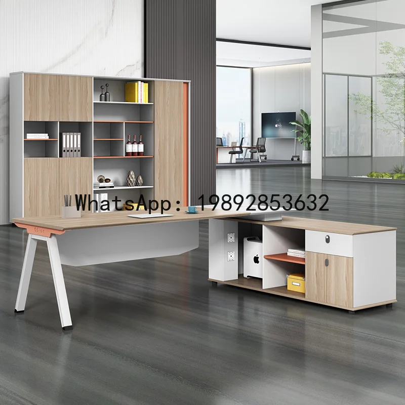 Hys painted executive desk office furniture supervisor  single desk and chair manager's desk