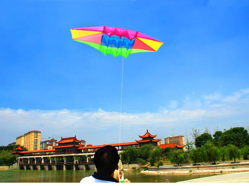 จัดส่งฟรีผู้ใหญ่Kites Radar Kite Flyingของเล่นของเล่นกลางแจ้งProfessional Kitesโรงงานร่มชูชีพKites Reeltarp Cerf