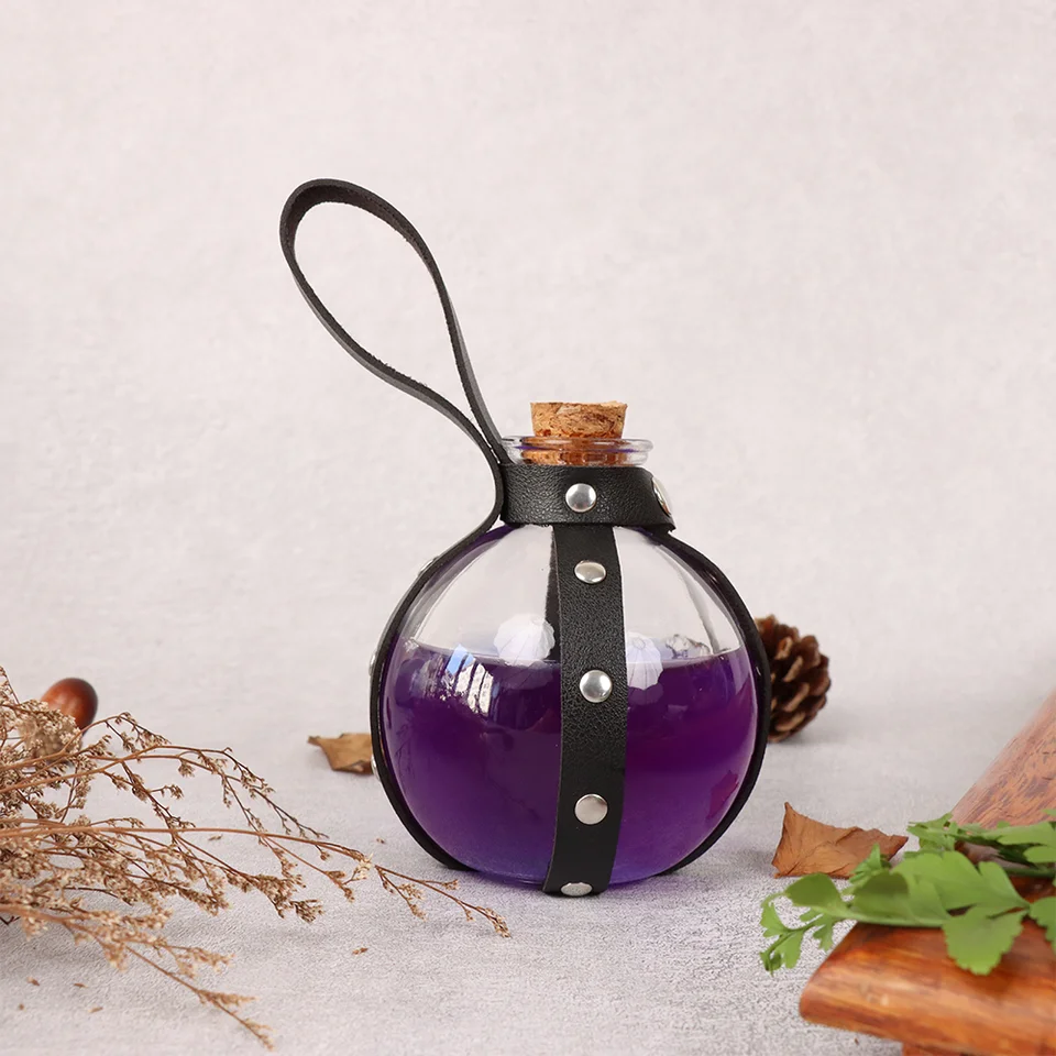 Forum Novelties Zauberer-Fläschchen – Korken-Flasche – Accessoire Für Hexen- & Zauberer-Kostüm (schwarz) Halloween Accessoire