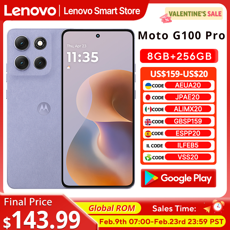  Motorola Moto G100 Pro SmartPhone6.7-inch 1.5K pOLED 120Hz Display Dimensity 7300 Global ROM 6720mAh 50MP AI Camera Cellphone 