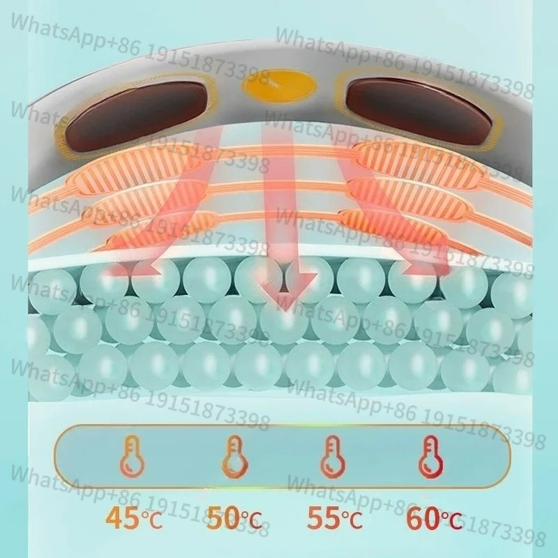 New EMS Pulse Massage Belt SKG Same waist massager Warm Palace Heat Shaped Belt