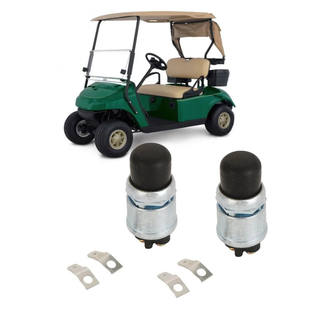 2pcs 17318 G1 Horn Switch Button 12V Switch Button Car Horn Switch Horn Control Button for EZGO Models 1993‑2022 Driving Safety