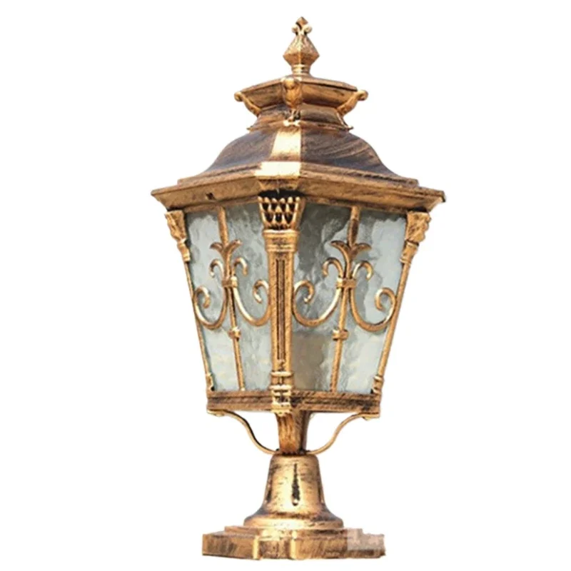 

*Retro Column Light Outdoor Garden Light Led Bollard Light Garden Garden Street Waterproof Black Bronze 110V 220V
