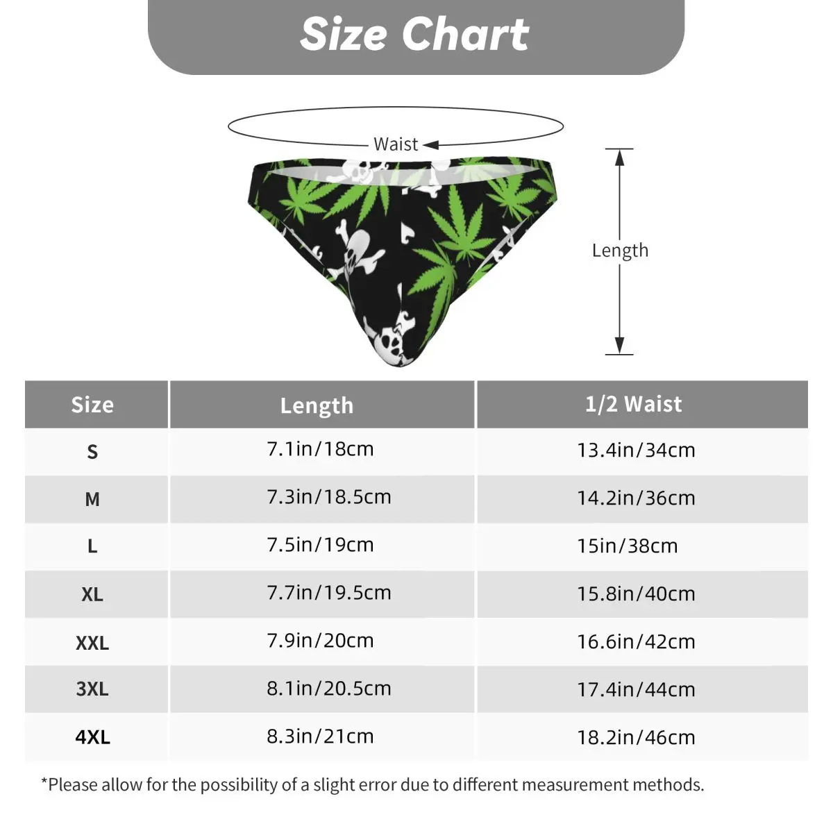 Men's Panties Man Briefs Skull Sexy Underwear Male Bikini Underpants - view 6