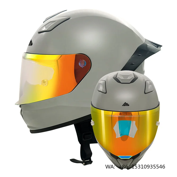 New Cheap Price Smart Helmet Motorcycle Model Motor Helmet Bike Racing Gray Fullface Motorcycle Helmets