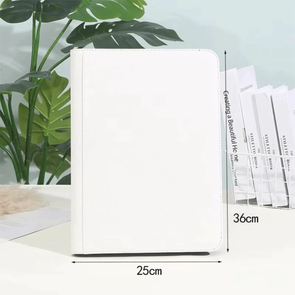High Quality 9/12 Grids Collectible Card Album PU Leather Large-capacity Card Album Card Binder Home Storage
