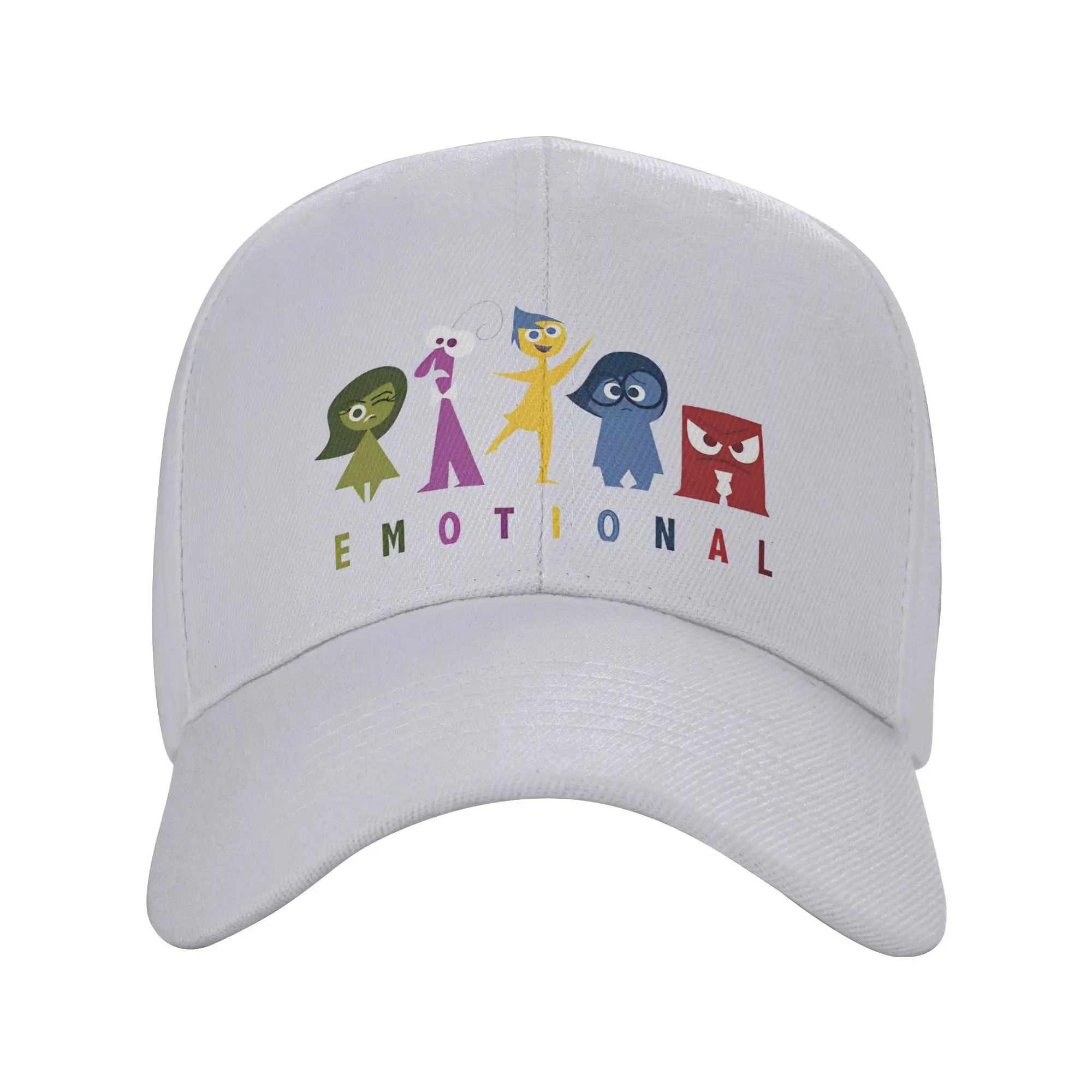Emotional Inside Out Hat Adult Outdoor  Hat Trucker Hat Trucker Cap Adjustable Polyester Baseball Cap
