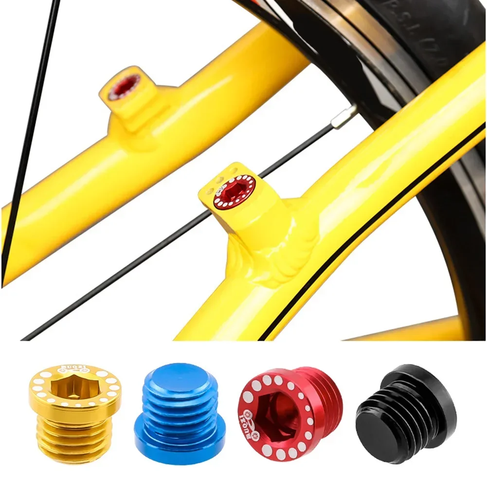 Bike V Brake Column Screw Part Sand-proof Useful Aluminum Alloy Beautiful M10*1.25 Plug Bike Brake Base Cycling Accessory