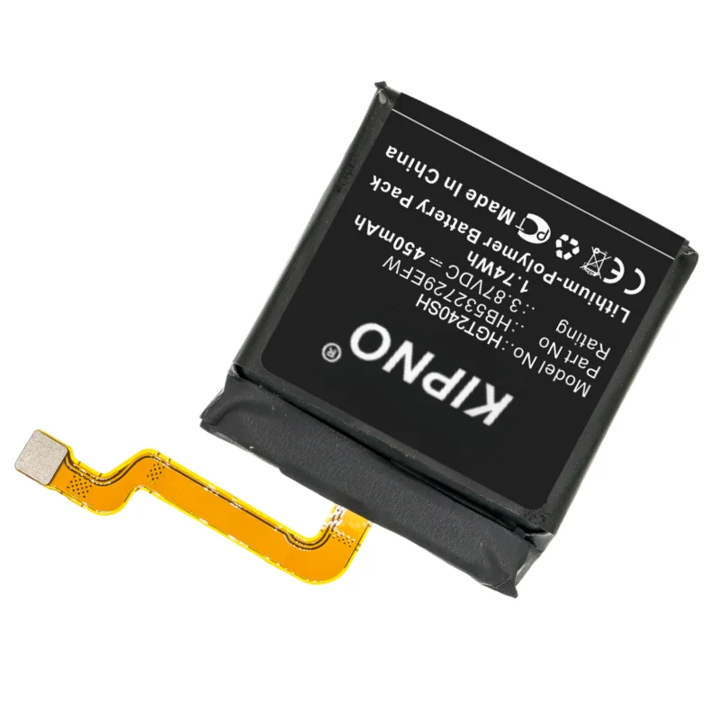 

KIPNO Smartwatch Battery For Huawei GT2 Pro Watch 3 GLL-AL04 HB532729EFW HB532729EFW-A 450mAh / 1.74Wh Li-Polymer 3.87V Black