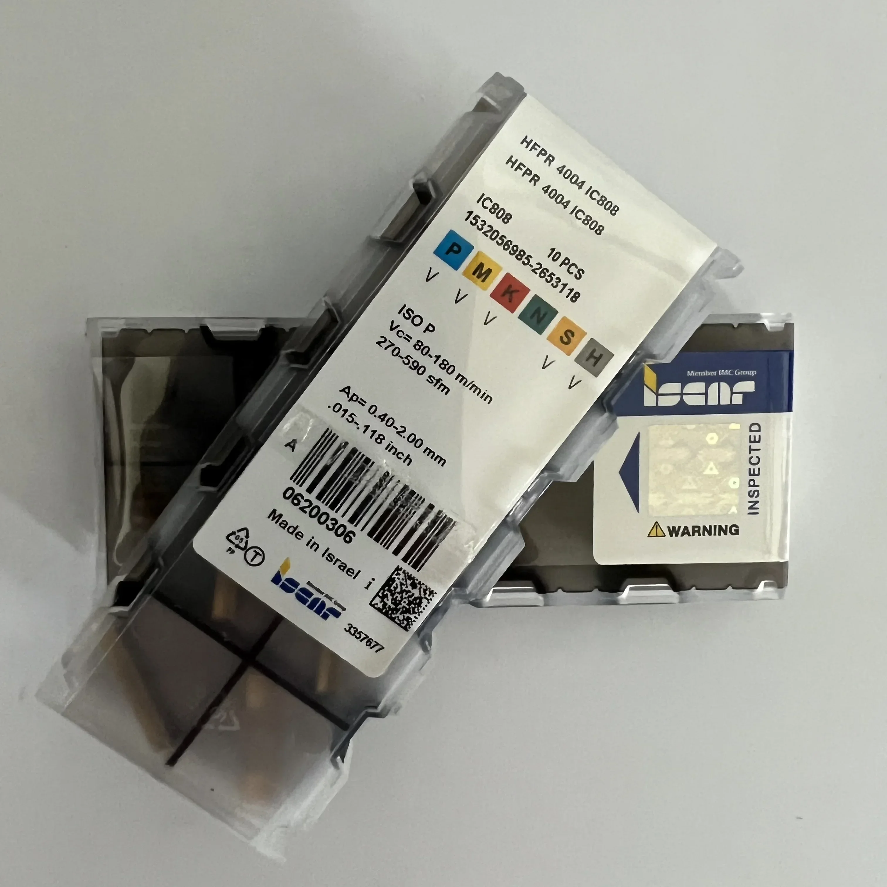 Original blade HFPR3003 IC808 / HFPR4004 IC808 / HFPR5004 IC808 /Carbide CNC Blade 10 Pieces