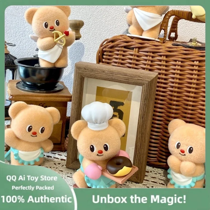 

Подлинная серия Butter Bear Operating Day, слепая коробка, масляный медведь, экшн-фигурка, кукла, загадочная коробка, кавайный орнамент, подарок-сюрприз