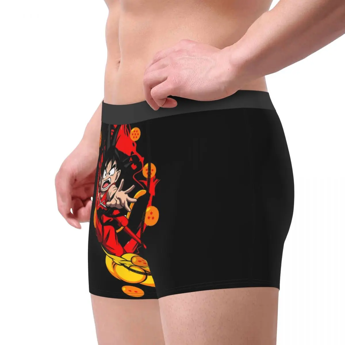 Men The Chibi Powerful Hero Underwear DBZ dragon ball Sexy Boxer Briefs Shorts Panties Homme Soft Underpants