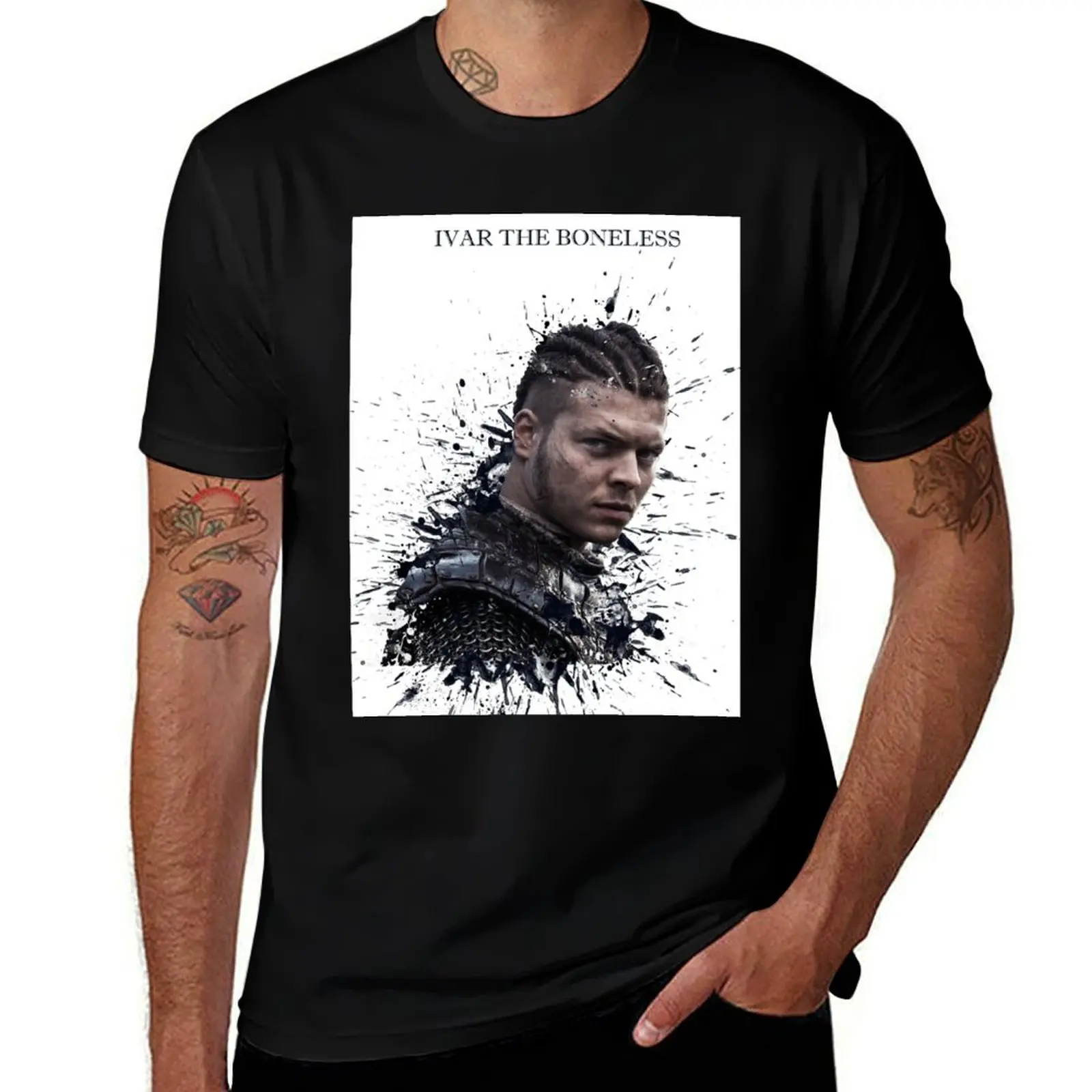 

Ivar the boneless T-Shirt man t shirts high quality luxury brand black cotton t-shirt plain for man package T-Shirt