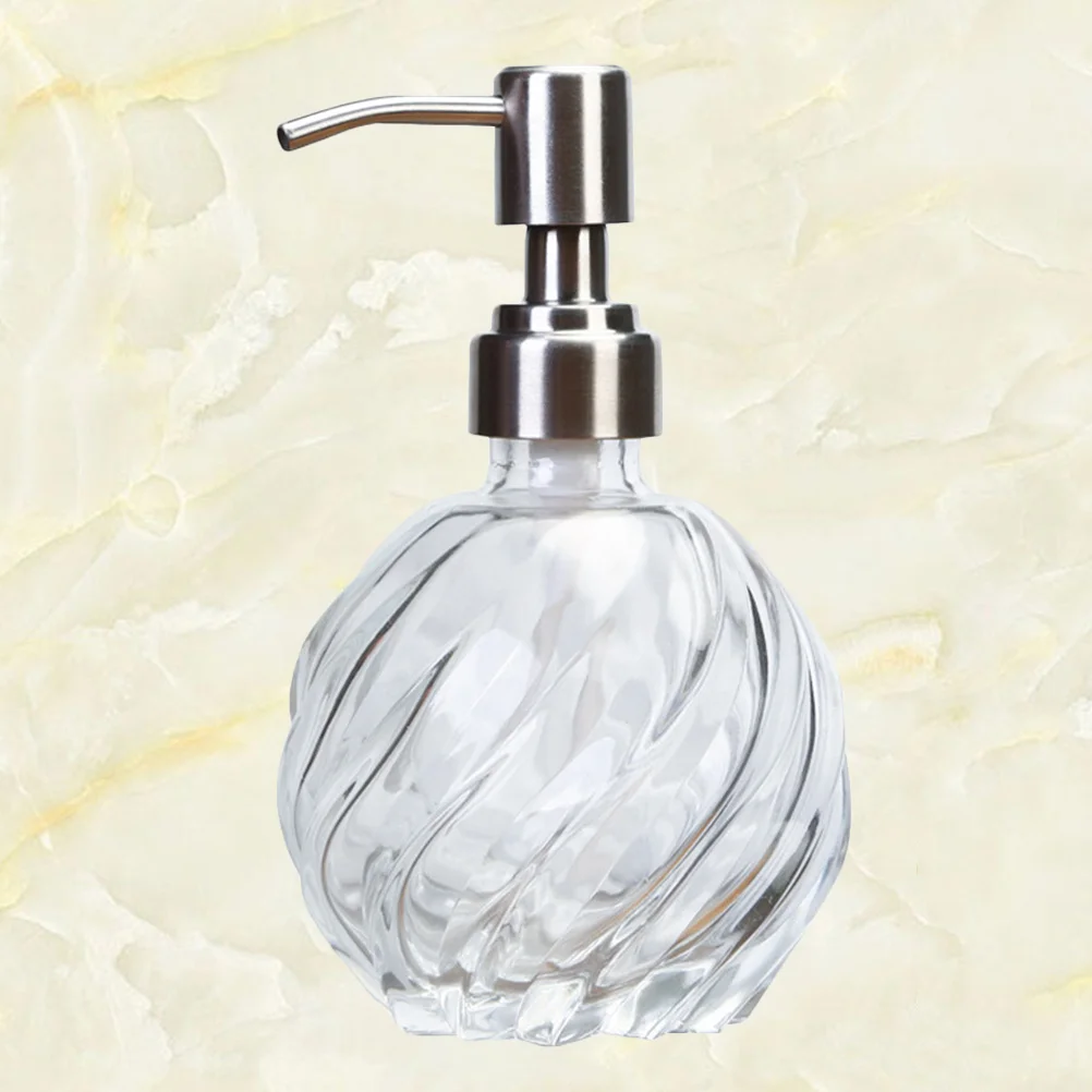 

125ml Glass Pump Bottles Portable Refillable Dispenser Subpackage Bottles for Travel Use Glass Bottle Dispenser