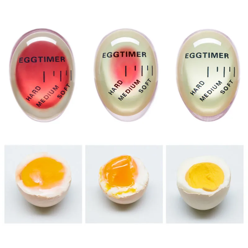 Resin Boiled Egg Timer, Fully Cooked, Half-cooked Egg Cooker Can Be Seen According To The Color Change, Kitchen Timer Tool