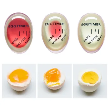 Żywiczny minutnik do gotowania jajek, w pełni gotowane, półgotowane urządzenie do gotowania jajek można zobaczyć według zmiany koloru, narzędzie do gotowania jajek