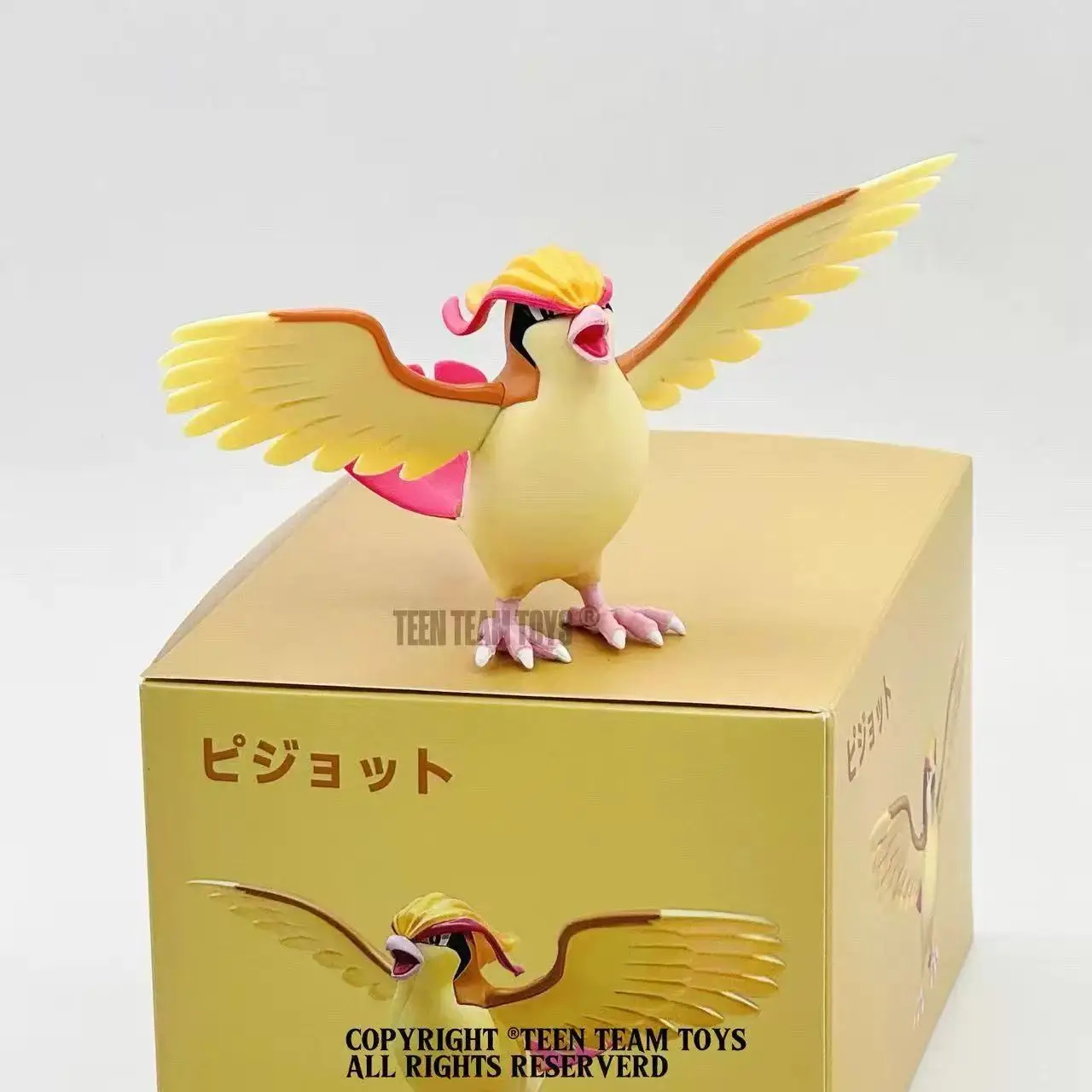 

7cm Bkm Pet Pokemon Pidgeot Animation Toy Collectible Gk Model Figure Anime Themed Home Decorations Two-Dimensional Ornaments