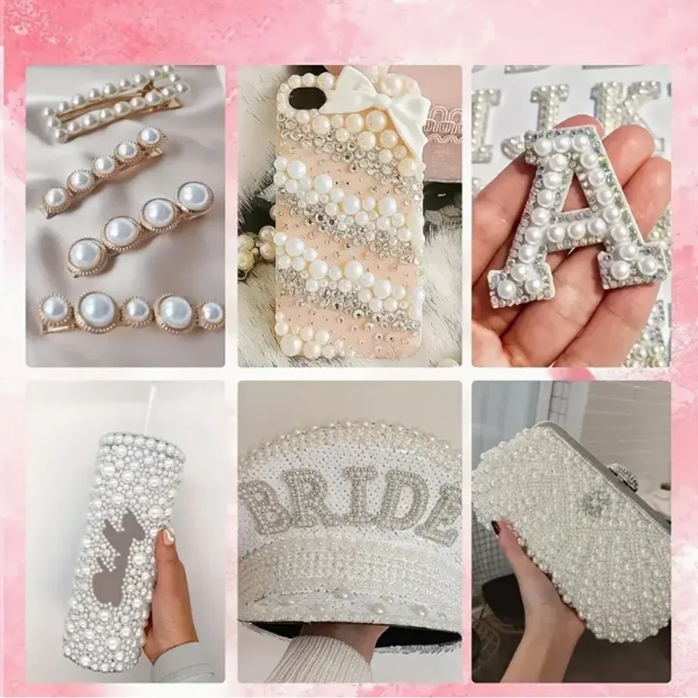 베스트셀러 12칸 오엽꽃 스틸 비즈 네일 장식, 진주 플랫 바텀 다이아몬드 피어싱 아머 및 불규칙한 디자인