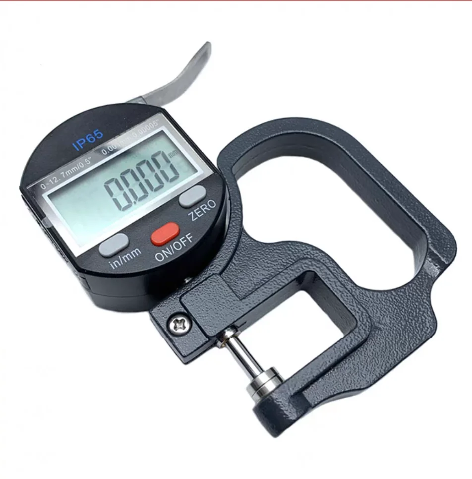 

unique IP65 Digital Display Thickness Gauge High Precision Measurement 0.001mm Film Sheet Thickness Gauge
