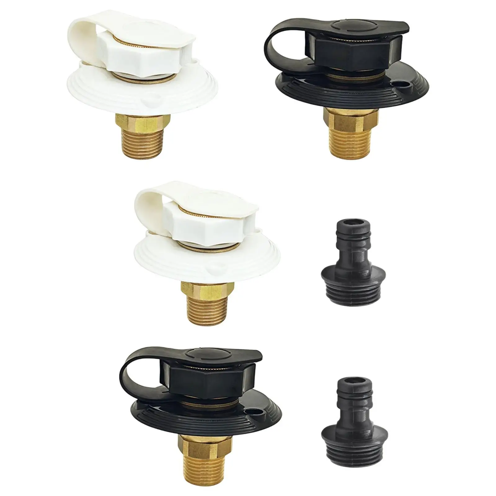 

Marine RV Water Inlet Brass Threaded Fitting Leakproof Adapter for City Water Hookup