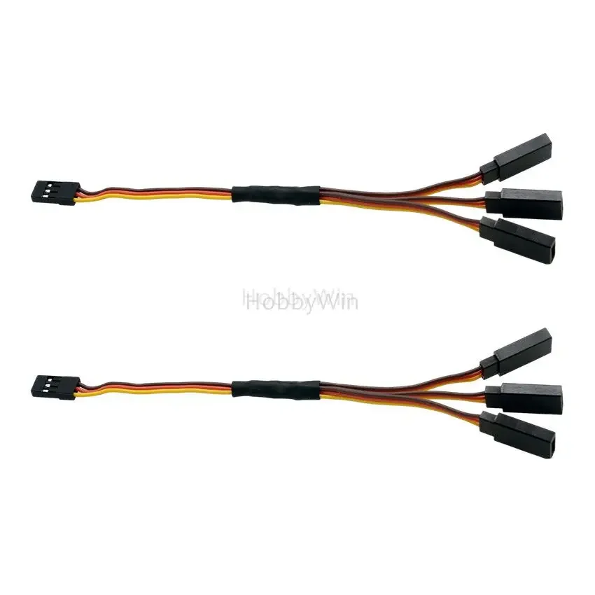 30 core wire 15CM three way Y-line BRO 2PCS servo wire for RC Airplane Warbird Sporter Trainer Model Aircraft