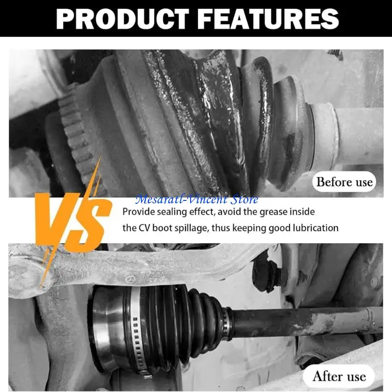 A70F 1 Piece Quick Install Universal Silicone Protective Boot Repair for Cars