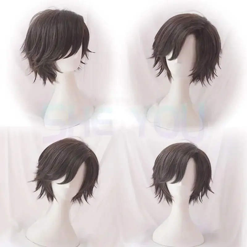 Mystic Messenger Cosplay Wigs, 707 Yoosung Vermont V Wigs, Luciel Choi Vermont Jumin Han Heat Degree Synatale tic Hair, Costume Wigs