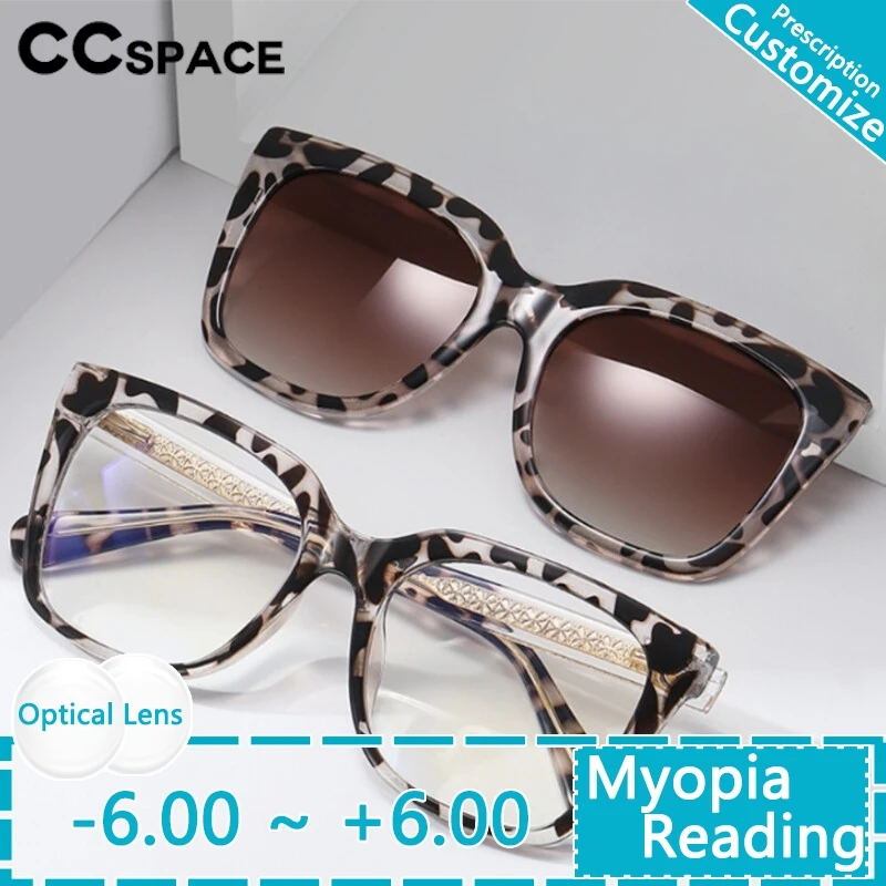 Custom Myopia Prescription Men Women Optical Magnetic Polarized Sunglasses Clip Magnet Clip On Sunglasses Short-sighted Glasses