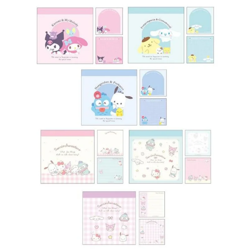 24 قطعة/الوحدة سانريو كورومي سينامورول ميلودي كيتي مذكرة الوسادة الإبداعية N مرات القرطاسية التسمية المفكرة المرجعية آخر اللوازم المدرسية