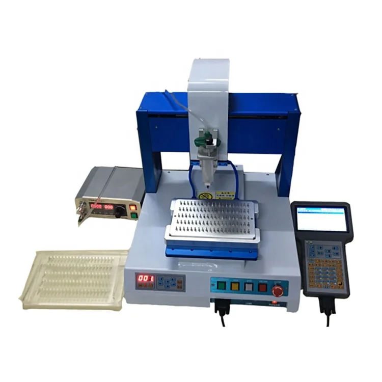 DJ02 High Precision Automatic Fiber Optic Patchcord Epoxy Injecting Machine