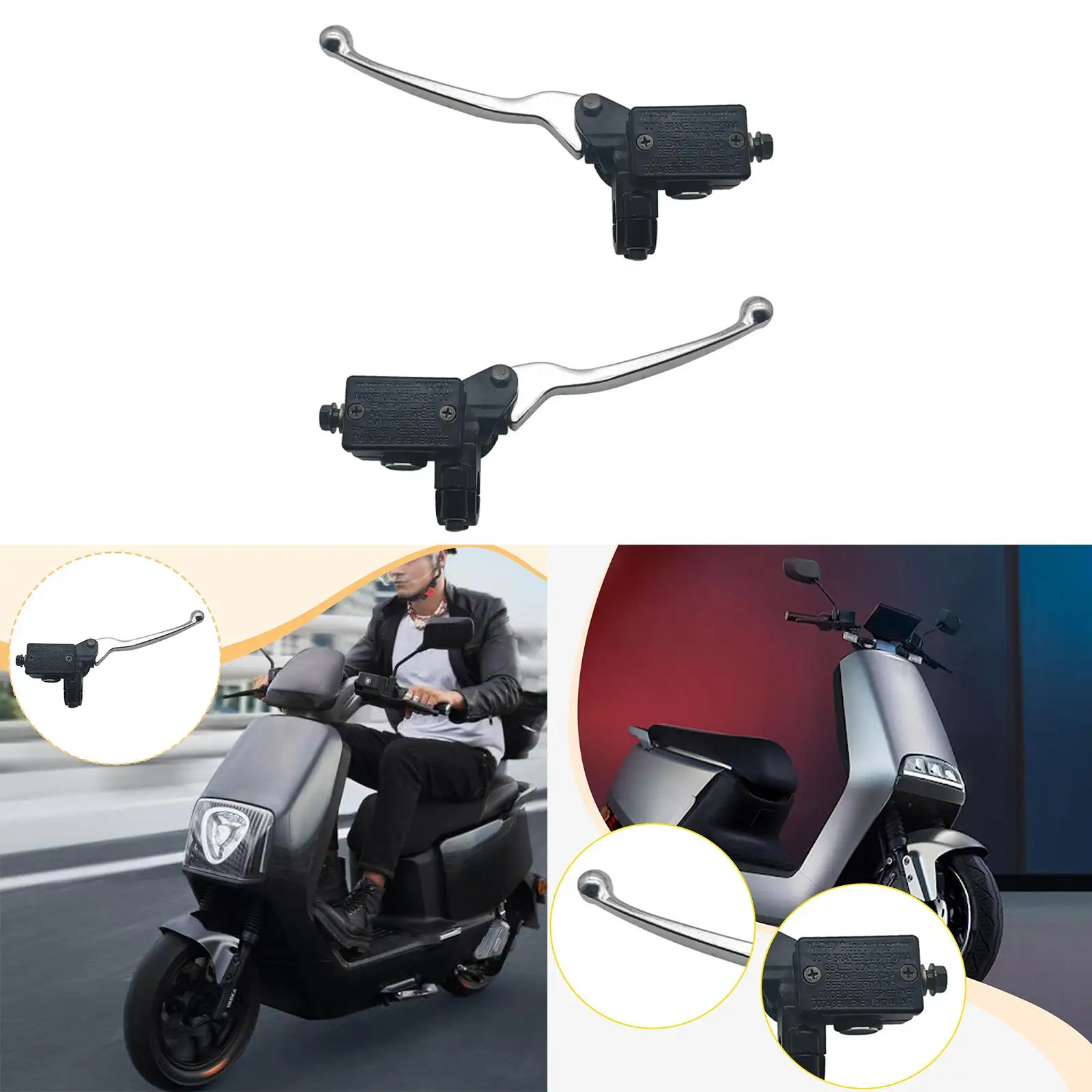 دراجة نارية الفرامل مضخة أسطوانة رئيسية العملي قوي الفرامل رافعة #1