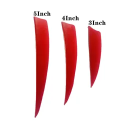50 Pcs/Lot 3 Inch 4 Inch 5 Inch Shield Turkey Feather Archery DIY For Archery Arrow Accessories Right Wing/Left Real Wing