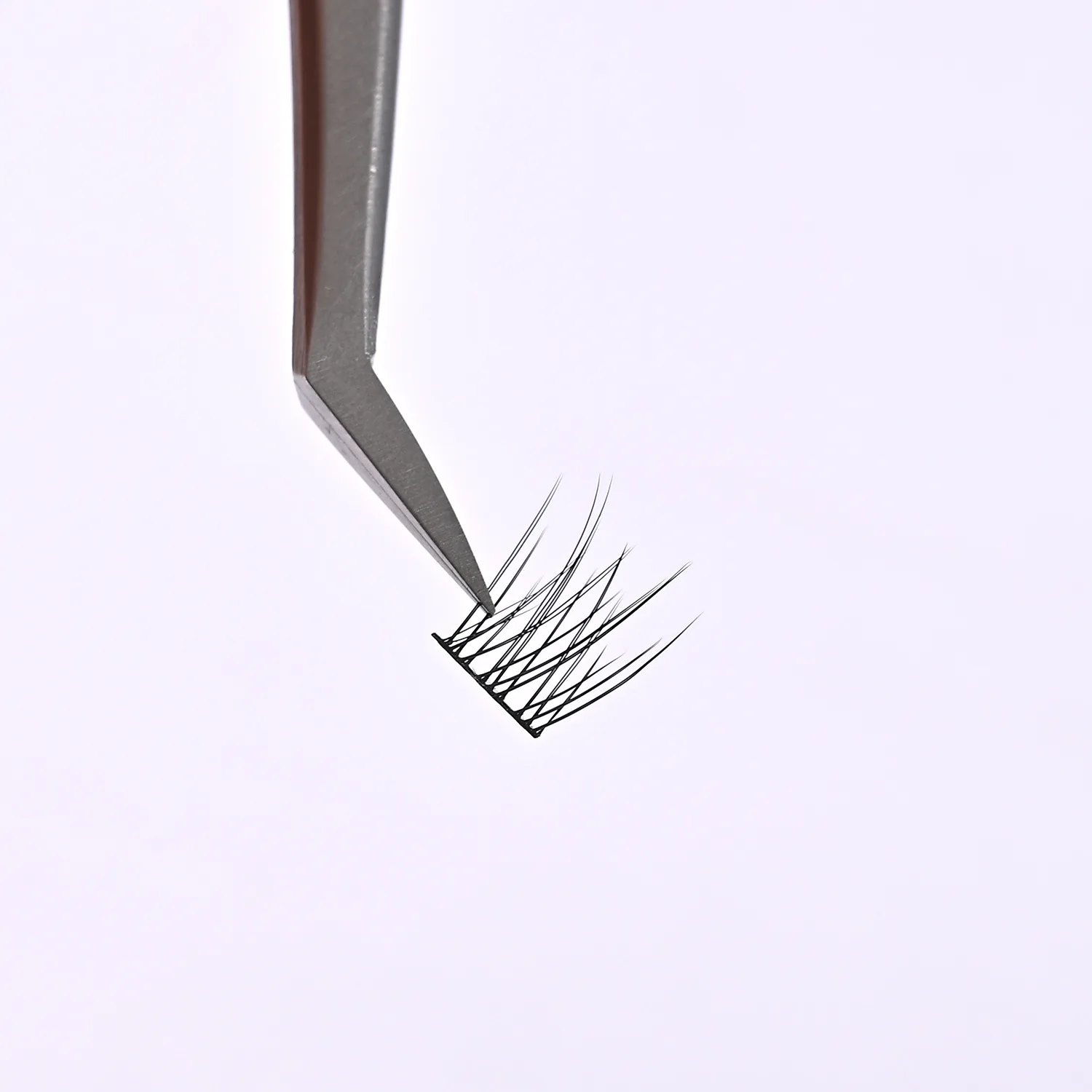 Miaojie diy clusters natural 10-16mm c/d onda individual dicas macias luz dividida dicas duplas segmentadas extensão de cílios cauda de andorinha