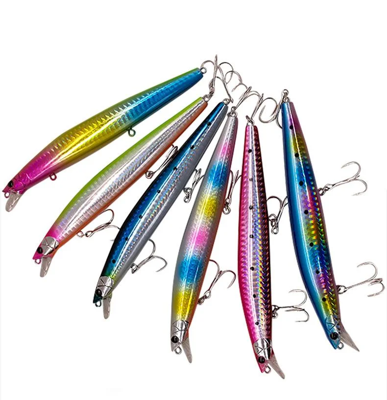 

wholesale Long throw minoloa bait 140mm22g bionic false bait Fishing Lure fresh water Sea Fishing Haed Baits
