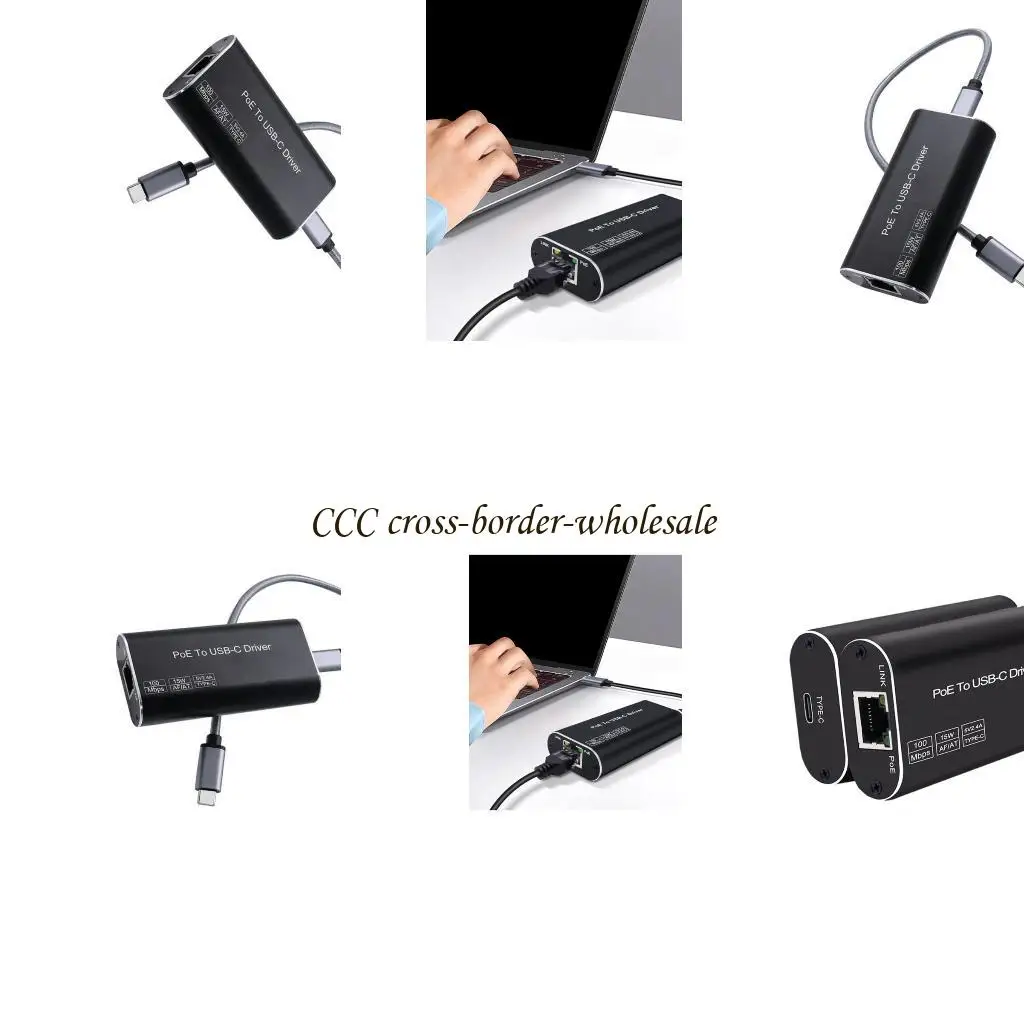 

L41F POE to USB C Adapter Converter For Power And Data Transfer Without Other Adapter