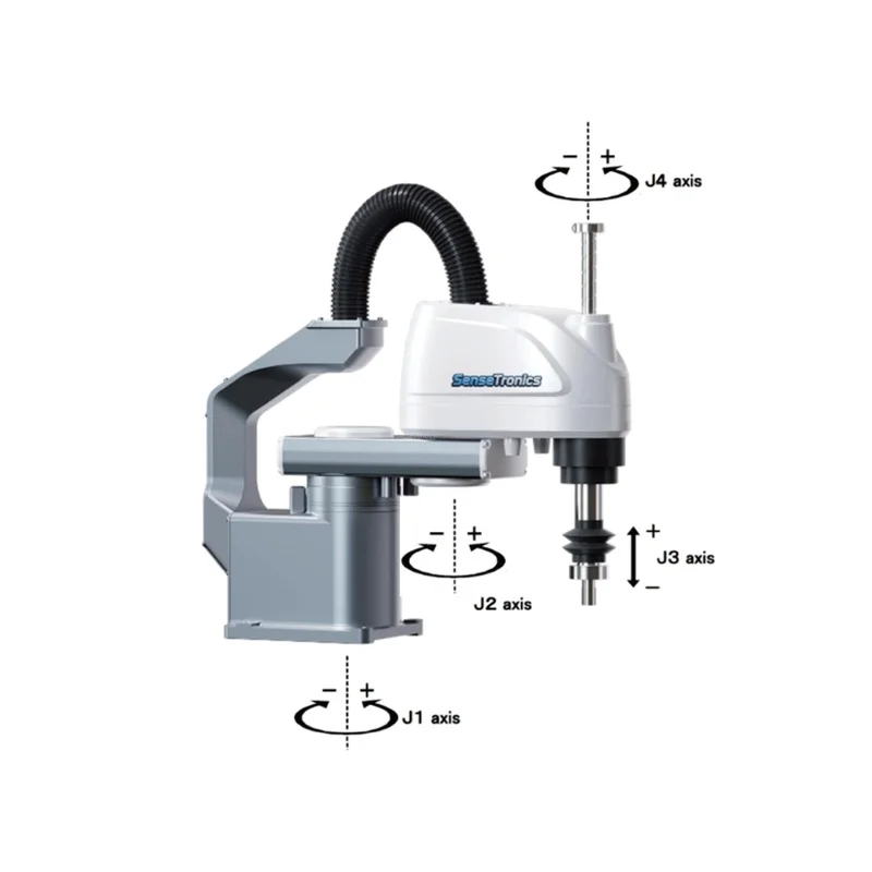 Simple Programming & Setup 4-Axis SCARA Robots with PLC & Motor IP65 Rated Precision & Speed in Industrial Automation