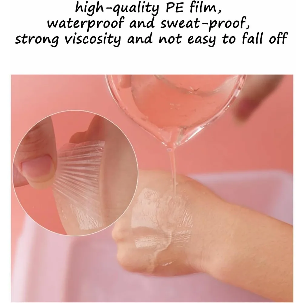 Zealburst 自己粘着目に見えないヒール耐摩耗ステッカー防水耐摩耗フットケアヒール保護パッドヒールステッカー