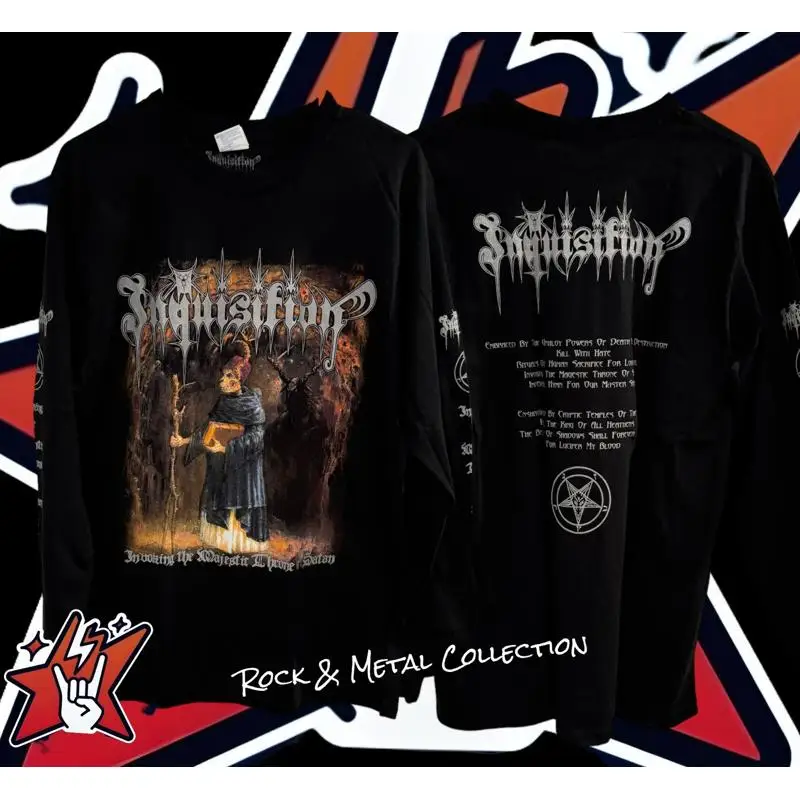 T-shirt Inquisition. Nouvelle taille M, manches courtes, noir, Metal Bathory Dark Throne 2