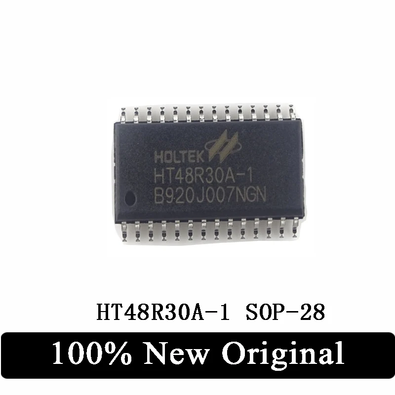 5Pcs 100% New Original HT48R30A-1 SMD SOP-28 io type eight-bit 28SOP package provides chip burning MCU IC Chip In Stock