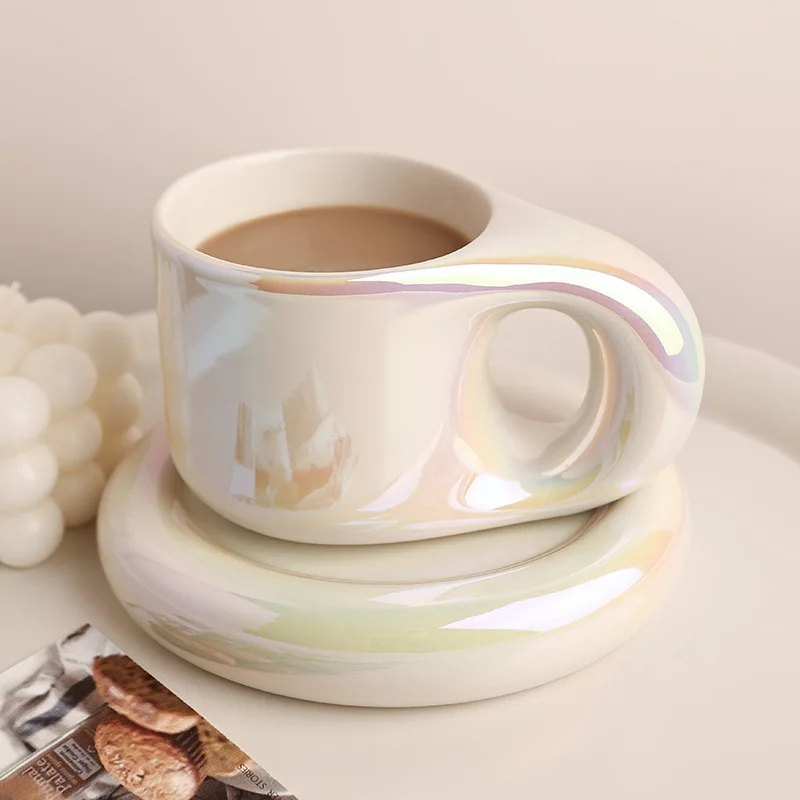 

2024 New Popular Creative Pearl Ceramic Mug tiki Coffee cups personalised gift Cups ceramic mug Cups Hot water cup